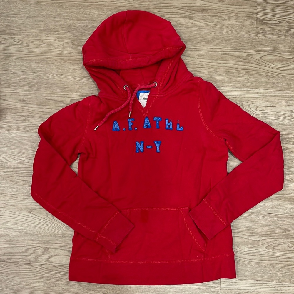 Abercombie & Fitch Red Large Hoodie